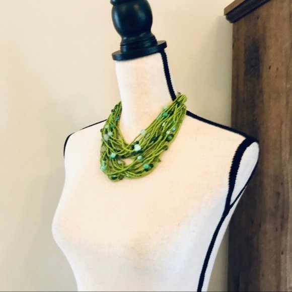 BoHo Convertible Handmade Beaded Necklace/Bracelet - Picture 2 of 4